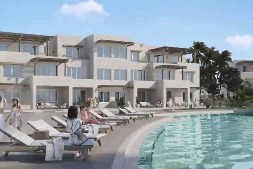 شاليه 65م للبيع في هاسيندا ويست بالم هيلز الساحل الشمالي